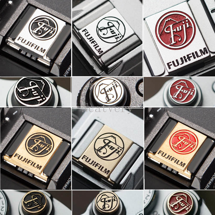 โลหะร้อนรองเท้าฝาครอบปุ่มชัตเตอร์สําหรับ Fujifilm X-M5 X-E5 X100VI X-T50 X-T5 XM5 X-T30 Xpro3 X100F 