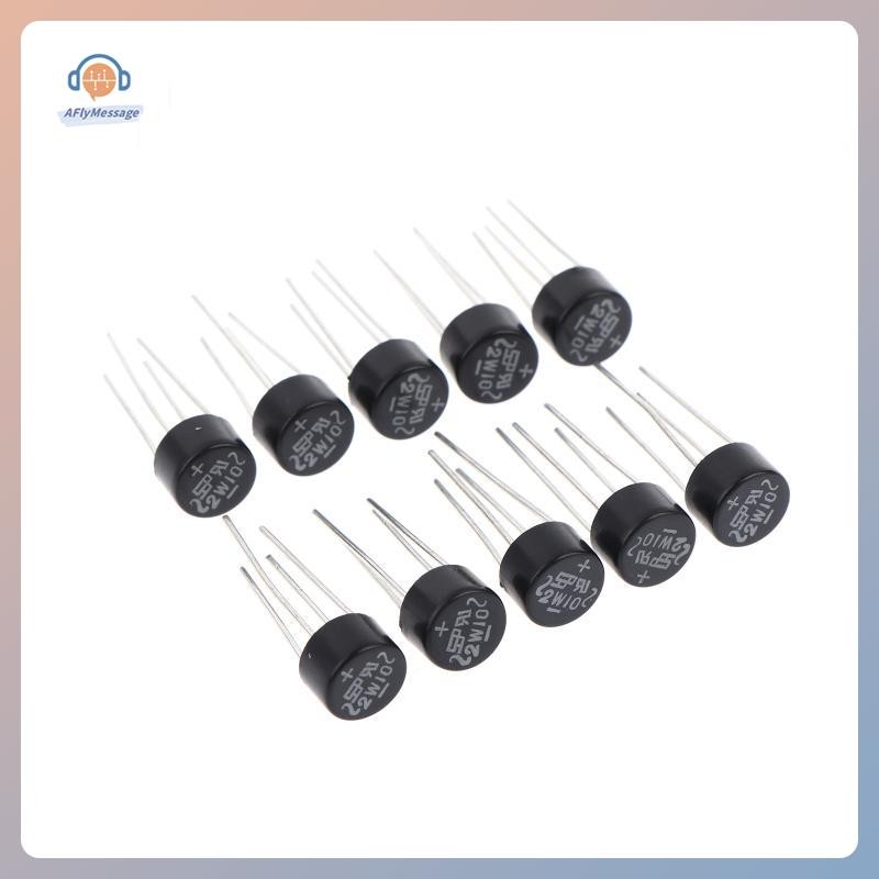 AFl 10/20/30 ชิ้นใหม่ 2W10 2A/1000 โวลต์ไดโอดสะพาน Rectifier รอบ Vridge Rectifier สะพาน Stack TH