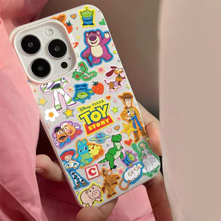 เคสโทรศัพท์มือถือเยลลี่ มีสีสัน สวย การ์ตูน โชคดี รักรูปร่างหัวใจ For IPhone16 15 14 13 11 6 7 8plus Pro Promax GDTPU500