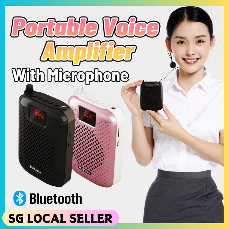 SG พร้อมสต็อก Rolton K500 เครื่องขยายเสียงแบบพกพา (แบบมีสาย) c & ลําโพงบลูทูธลําโพงสําหรับครู Traini