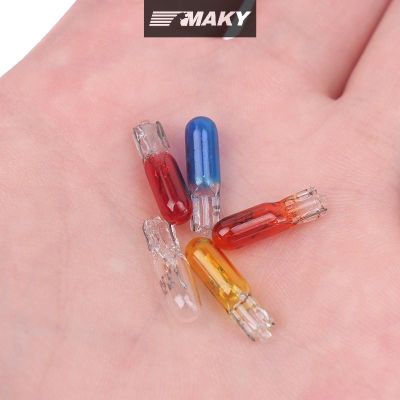 Llph 10 ชิ้น T5 12v 1.2w รถ haen เครื่องมือไฟแดชบอร์ดหลอดไฟอัตโนมัติภายใน LLP
