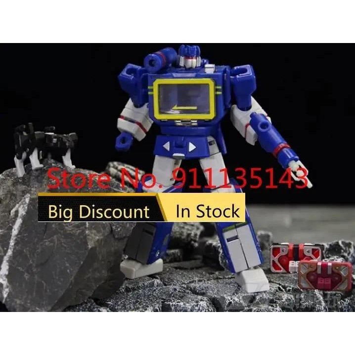 Pockettoys Pt04 PT-04 Soundwave ในสต็อก