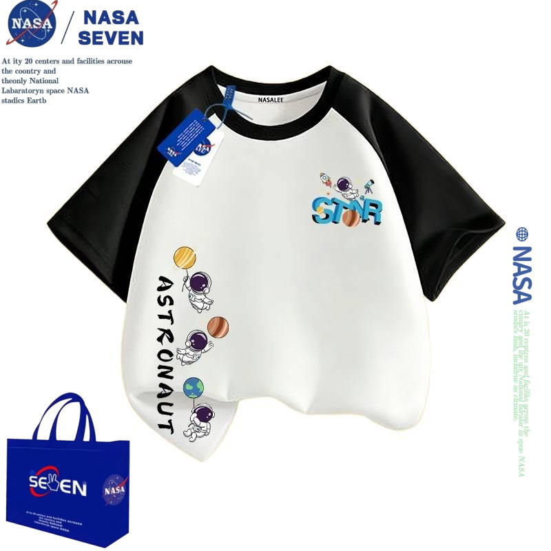 เสื้อยืดแขนสั้นสำหรับเด็กผู้ชาย สไตล์สวมใส่สบาย ฤดูร้อน พร้อมสต็อกจัดส่งทันที