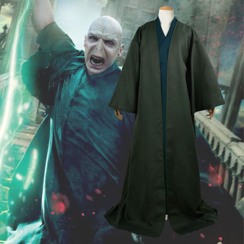 2023 ฮาโลวีนเครื่องแต่งกาย Voldemort เสื้อผ้า Robe เสื้อคลุม COS เครื่องแต่งกาย Harry Potter/Lord Vo