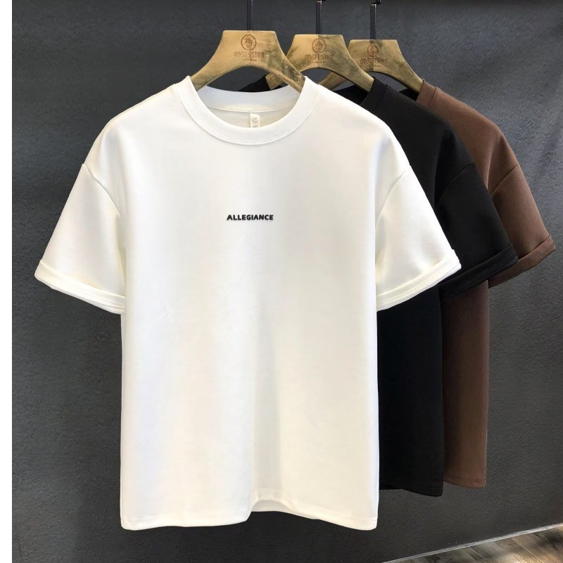 2025 NEW 2025 Lazy Artistic Harajuku Soft Comfortable High-Quality Retro Trendy Brand Short Sleeve T