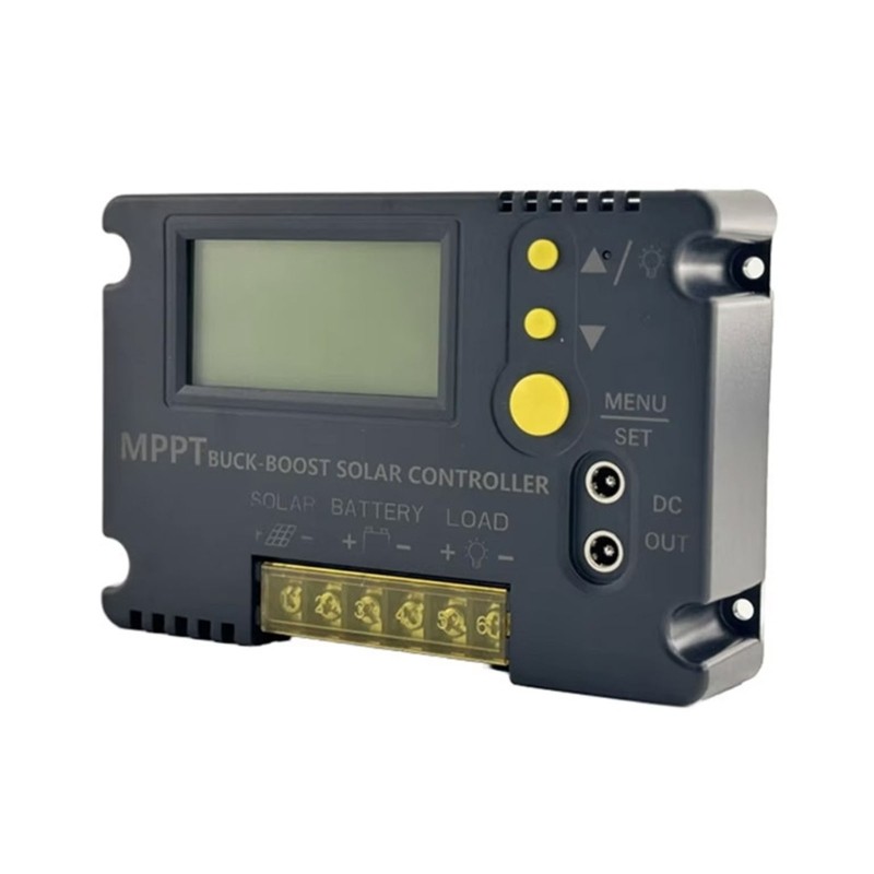 Kiss Professional MPPT Solar Manager 12V 24V การจดจําศักยภาพอัตโนมัติเพิ่มเทคโนโลยีสกุลเงินทนต่อผล M