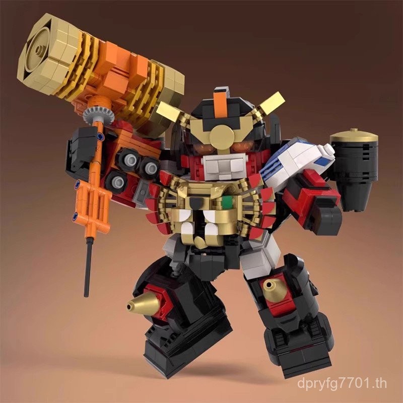 MOC ใช้งานร่วมกับ Lego บล็อกตัวต่ออนุภาคขนาดเล็ก SD GAOGAIGAR STAR GAOGAIGAR