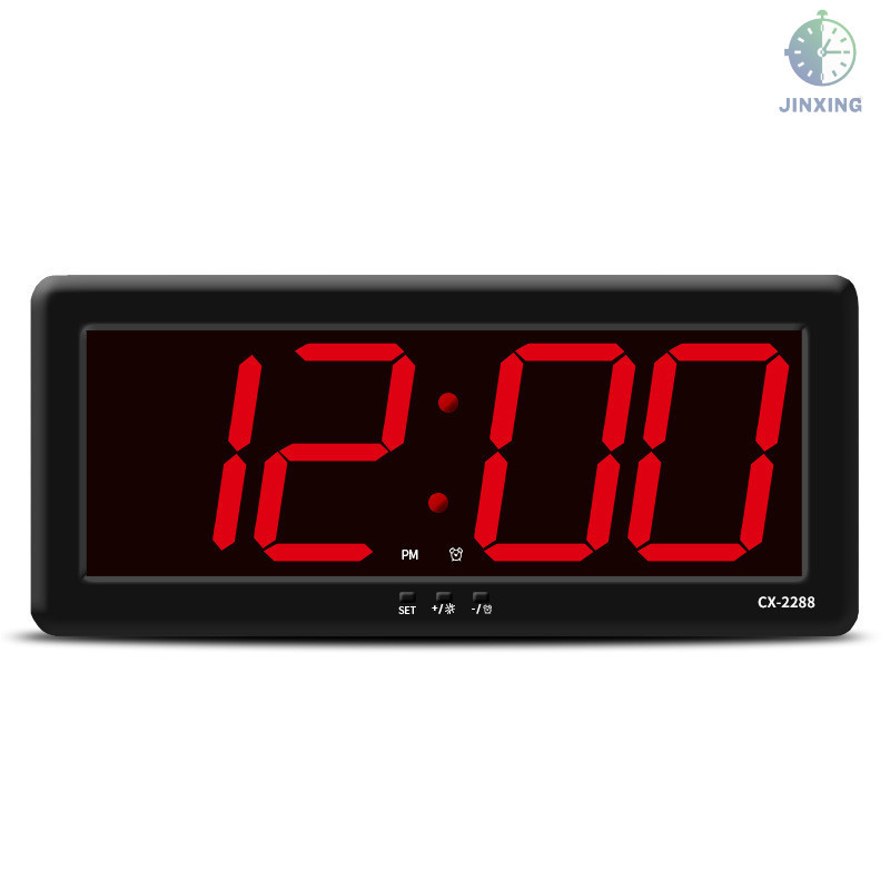 CX-2288 นาฬิกาดิจิตอลติดผนังขนาดใหญ่  นาฬิกาแขวนพนังและตั้งโต๊ะได้ ขนาดใหญ่ 💢พร้อมหัวชาทและUSB💢|กทม.