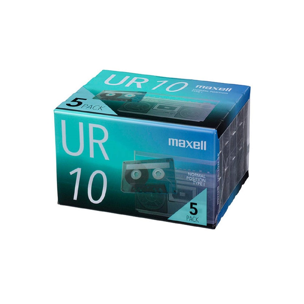 Maxell UR Series Audio Cassette Tapes - 5 Pack (10min, 20min, 60min, 90min)