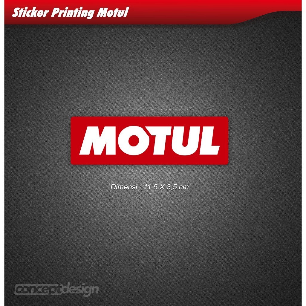Motul Printing Sticker-GEN110-MOTSKR25