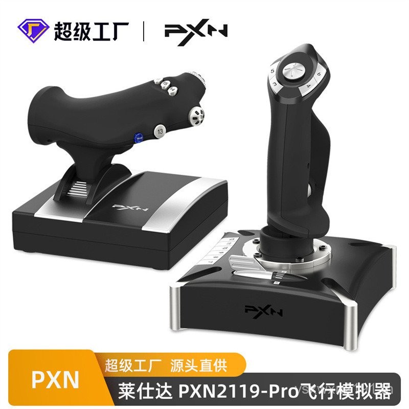 Lastda PXN-2119PRO จําลอง Flight Controller Handle รองรับ Windows 10/PC/P4/xbox