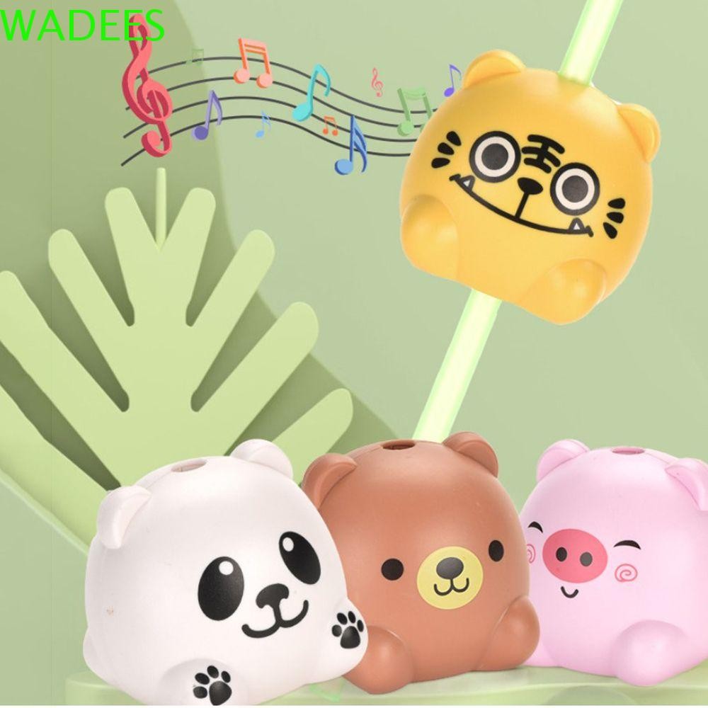 WADEES ของเล่นดนตรีสําหรับเด็กเด็กเซ็นเซอร์ของเหลวการ์ตูนน่ารักเด็กผู้หญิง Toddle Talking Straws