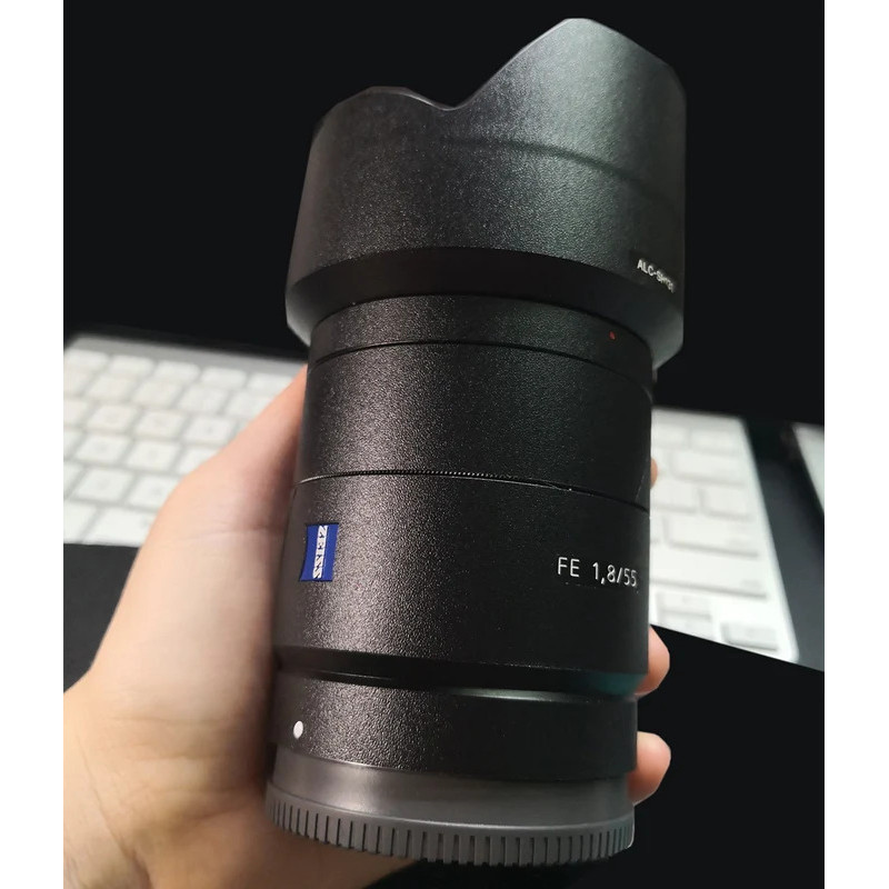 FE 55 1.8 Decal ไวนิลห่อฟิล์มเลนส์ Body สติกเกอร์ป้องกันสําหรับ Sony FE 55 มม.F1.8 ZA SEL55F18Z