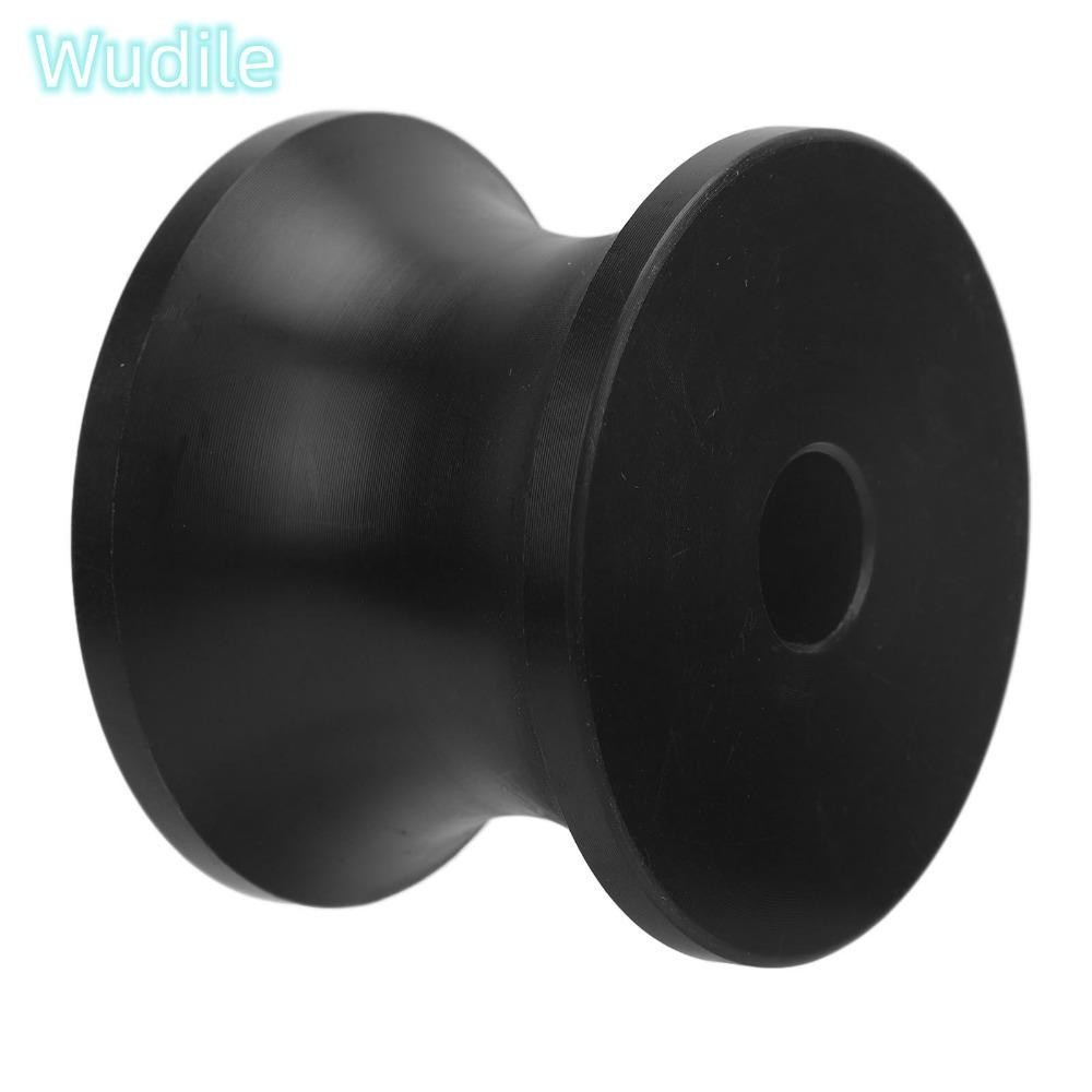 WUDILE Bow Roller, 40*49 มม.75*86 มม.เรือ Trailer Roller, เรือยอชท์เรือเทรลเลอร์ 60*45 มม.สีดํา Shoc