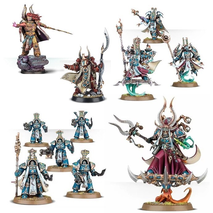 พันลูกชาย Legion Praetor, Ahriman, Scarab Occulting Terminators, โมเดลเรซิ่น (ประกอบ, ไม่ทําสี)