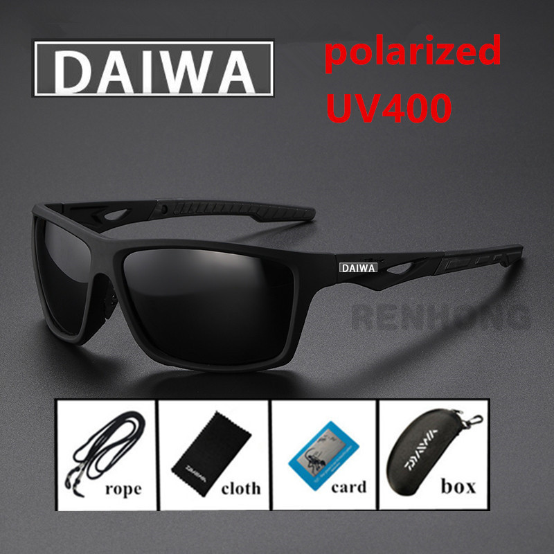 แว่นกันแดด Daiwa โพลาไรซ์ UV400 สำหรับกิจกรรมกลางแจ้งและขับรถ