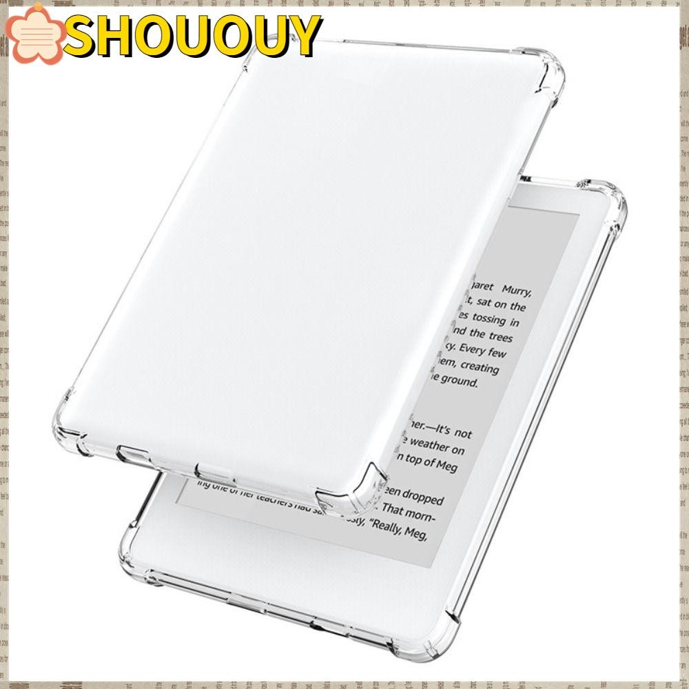 SHOUUY 6 นิ้ว E-Reader, Air Bag กันกระแทกฝาครอบป้องกัน,คุณภาพสูง TPU Anti-fall โปร่งใสด้านหลังสําหรั