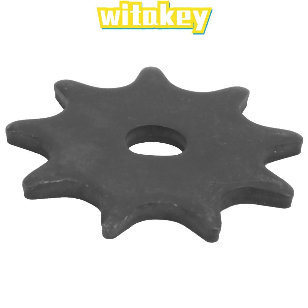 WITAKEY เครื่องยนต์เฟือง, D Hole โลหะไฟฟ้าสกู๊ตเตอร์ Sprocket,ทนทาน 410 9T เฟืองโซ่สําหรับ MY1016 / 