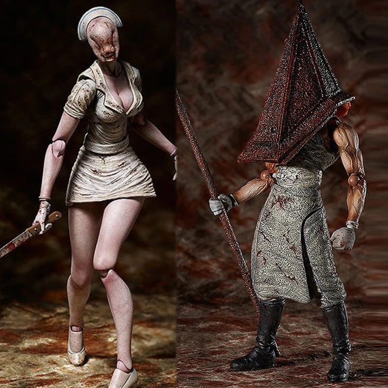 Figma Bubble Head พยาบาล Sp-061 Action Figure SP 055 Silent Hill 2 Red Pyramid Thing รูปของเล่นสยองข