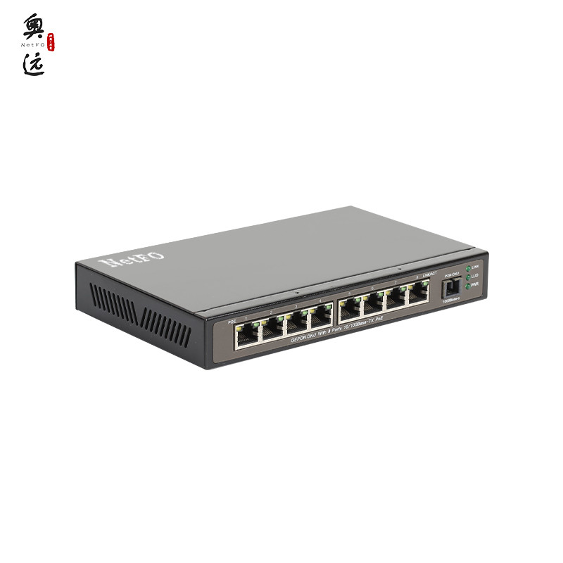 Owan ขายร้อน 8 พอร์ต PoE 100 Mega EPON Iron Shell Optical Fiber ONU Security เฉพาะ Stable สูงอุณหภูม