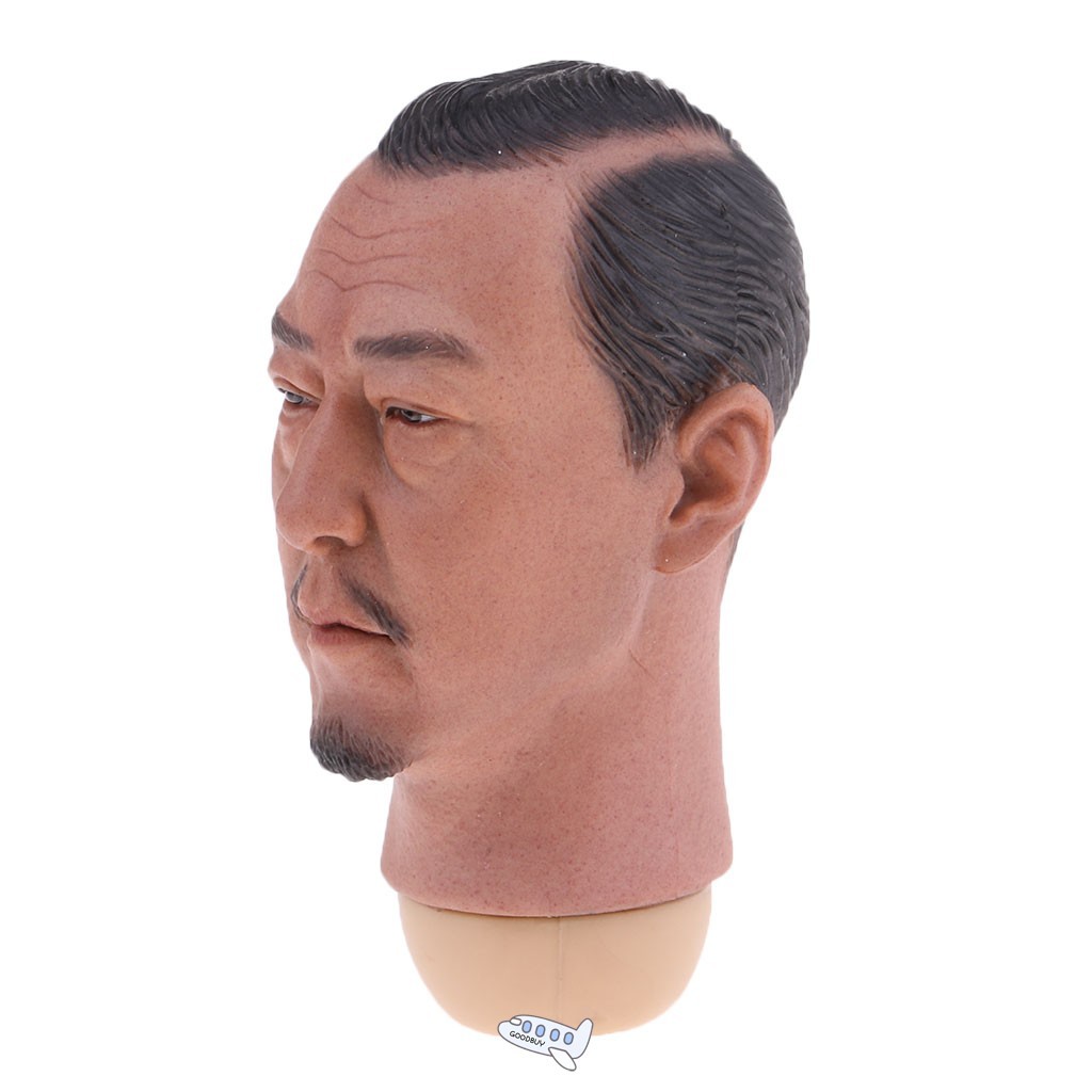 1/6 Scale Male Figure Head Sculpt, Japanese Men Doll Head สําหรับ