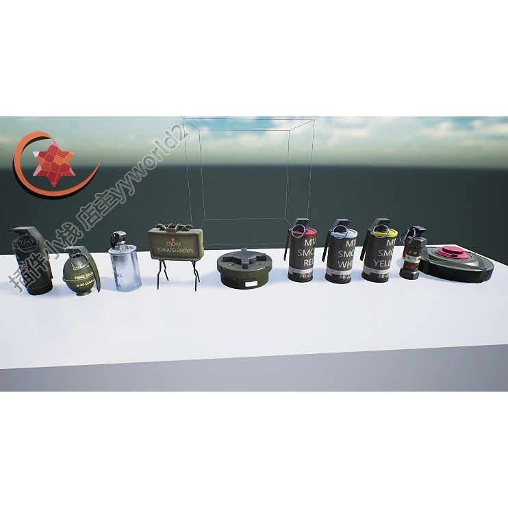 UE4 Red Dennis Game Game Short Card Cartide Tactical Explosive Pack