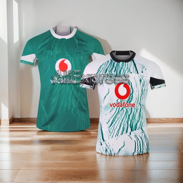 2025 Ireland Home Rugby Jersey Shirt 2024/25 Ireland AWAY RUGBY TRAINING JERSEY Size:S-5XL ( พิมพ์ชื