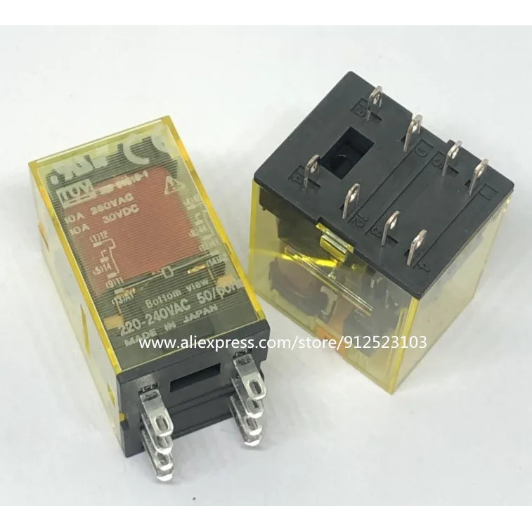 10PCS ใหม่ Original IDEC RELAY RU2S-D24 RU2S-A220 RU4S-D24 RU4S-A220 AC220V DC24V ฐาน SY4S-05D SM2S-