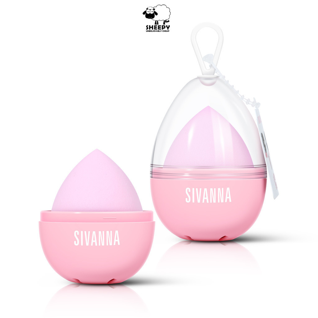 sivanna Colors Boiled Egg Makeup Sponge ฟองน้ำทรงไข่ต้ม เกลี่ยง่าย (HF40)