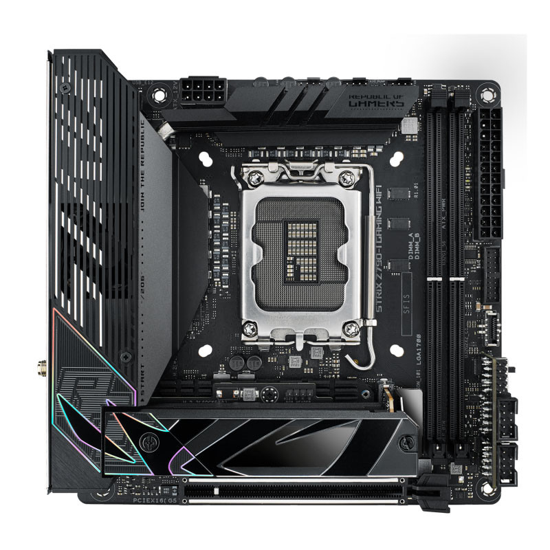 Asus/Asus Z690/790itx MSI Mini เมนบอร์ด cpu ชุด i5 13600kf i7 13700kf