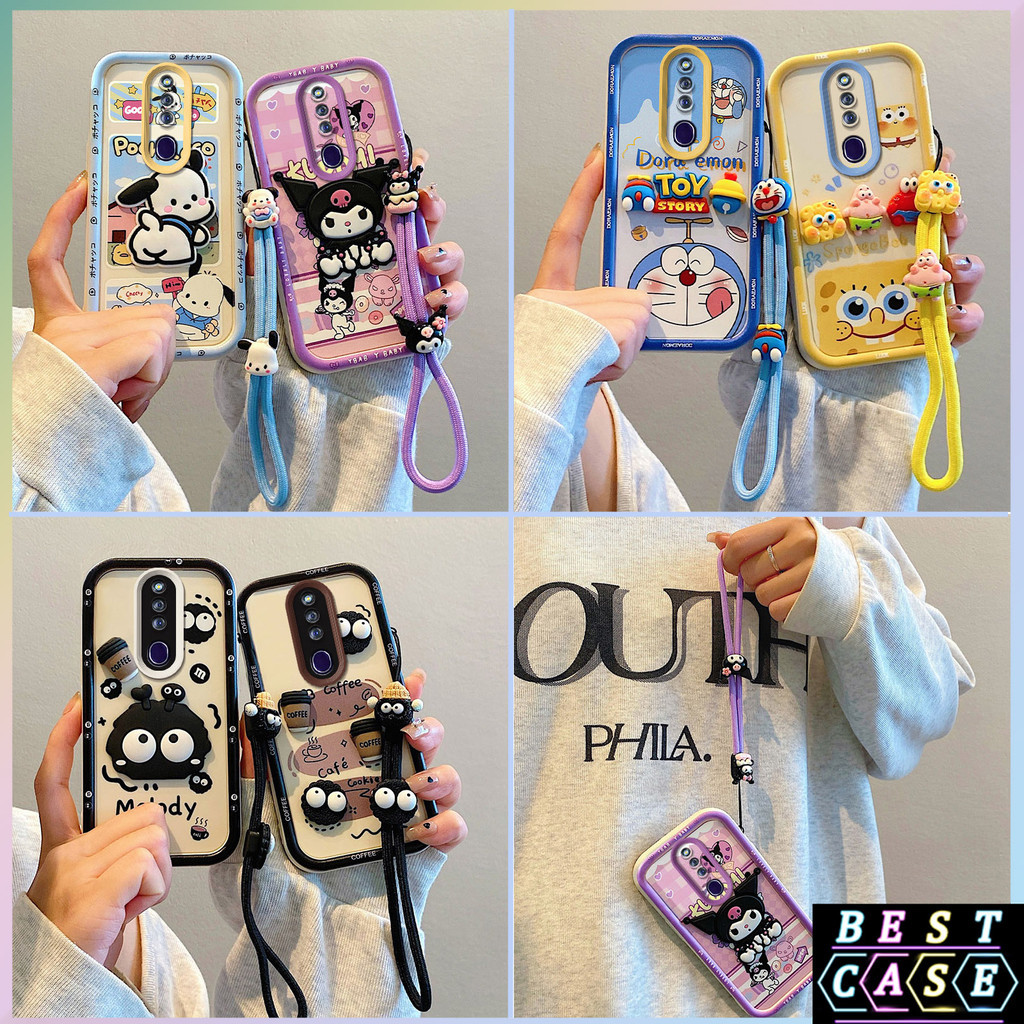 เคส OPPO F11 Pro เคส เข้ากันได้กับการ์ตูนสุดเท่สามมิติรูปตุ๊กตาเคส นุ่มน่ารัก TY-TYGZ