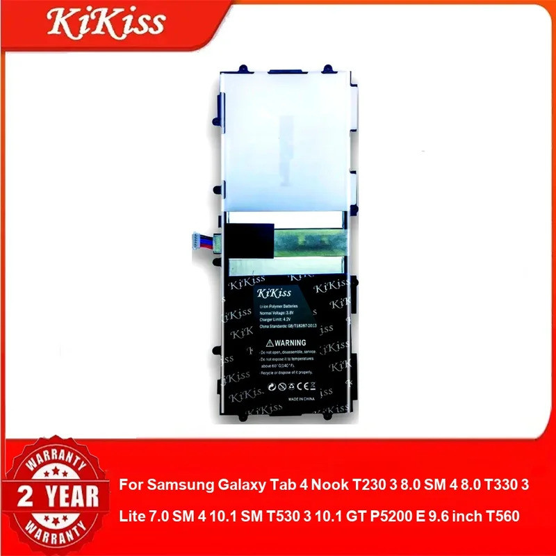 แบตเตอรี่สําหรับ Samsung Galaxy Tab 4 Nook T230 3 8.0 SM 4 8.0 T330 3 Lite 7.0 SM 4 10.1 SM T530 3 1