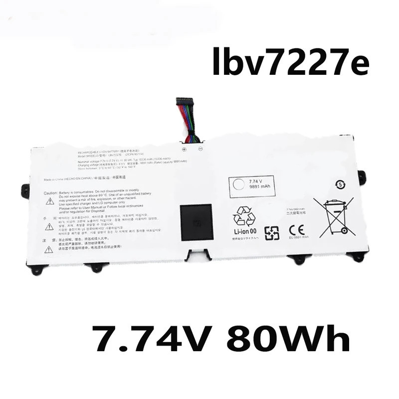 LBV7227E 7.74V 80Wh แบตเตอรี่แล็ปท็อปสําหรับ LG กรัม 14Z90N 15Z90N 16Z90P 17Z90N 16Z90PG 17Z90P seri