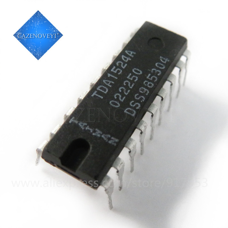 10 ชิ้น TDA1524A TDA1524 DIP-18 ชิปวงจรควบคุมโทนสเตอริโอ/ระดับเสียง