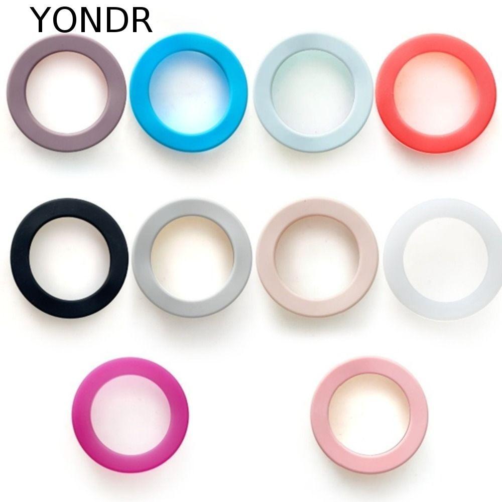 YONDR ฝาครอบด้านล่างถ้วย, บูตขวดซิลิโคนกันลื่น, ทนความร้อนทนทาน 7.5 ซม. ถ้วยแขนรถไฟเหาะสากล