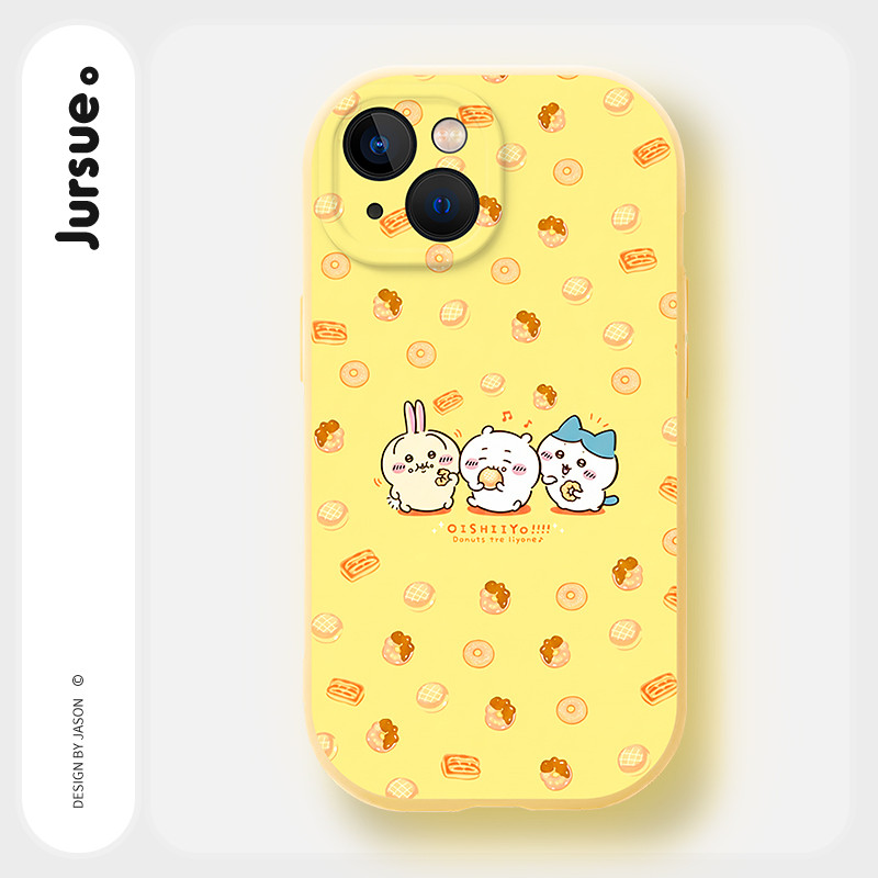 JURSUE เคสไอโฟน เคสนุ่มกันกระแทก น่ารัก การ์ตูน สไตล์ศิลปะ เคสโทรศัพท์ for iPhone 17 Air 16 15 14 13 12 11 Pro Max SE 2020 X XR XS 8 7 Plus พลัส MZ506654Q