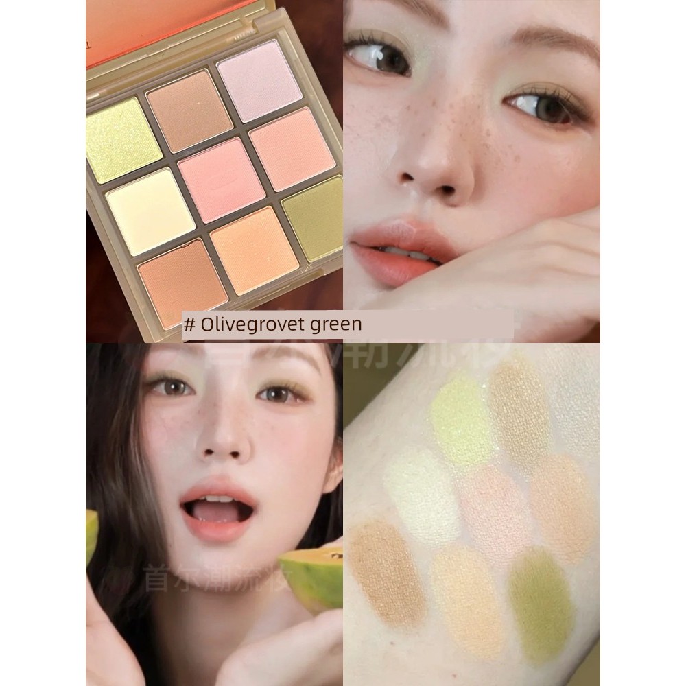 อายแชโดว์ พาเลทตา MUUT Limited 3CE Eyeshadow Palette สินค้าใหม่ Sudokuge Aoki Green Poseidon Blue Fr