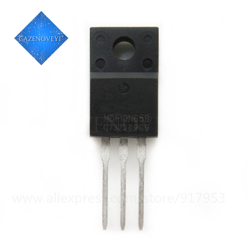 10 ชิ้น MDF10N65B MDF10N65 10N65B 10N65 TO-220F ชิปเดิมใหม่