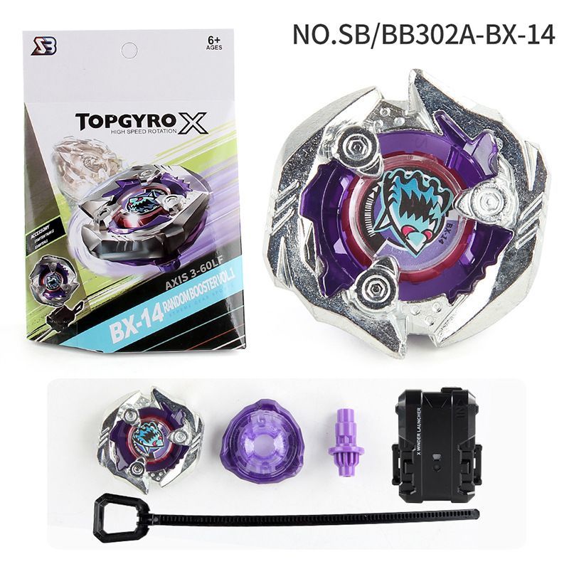 SB Burst Hurricane Beyblade Generation X Series BX-14 Alloy Shark Shark God Battle Beyblade พร้อมกล่