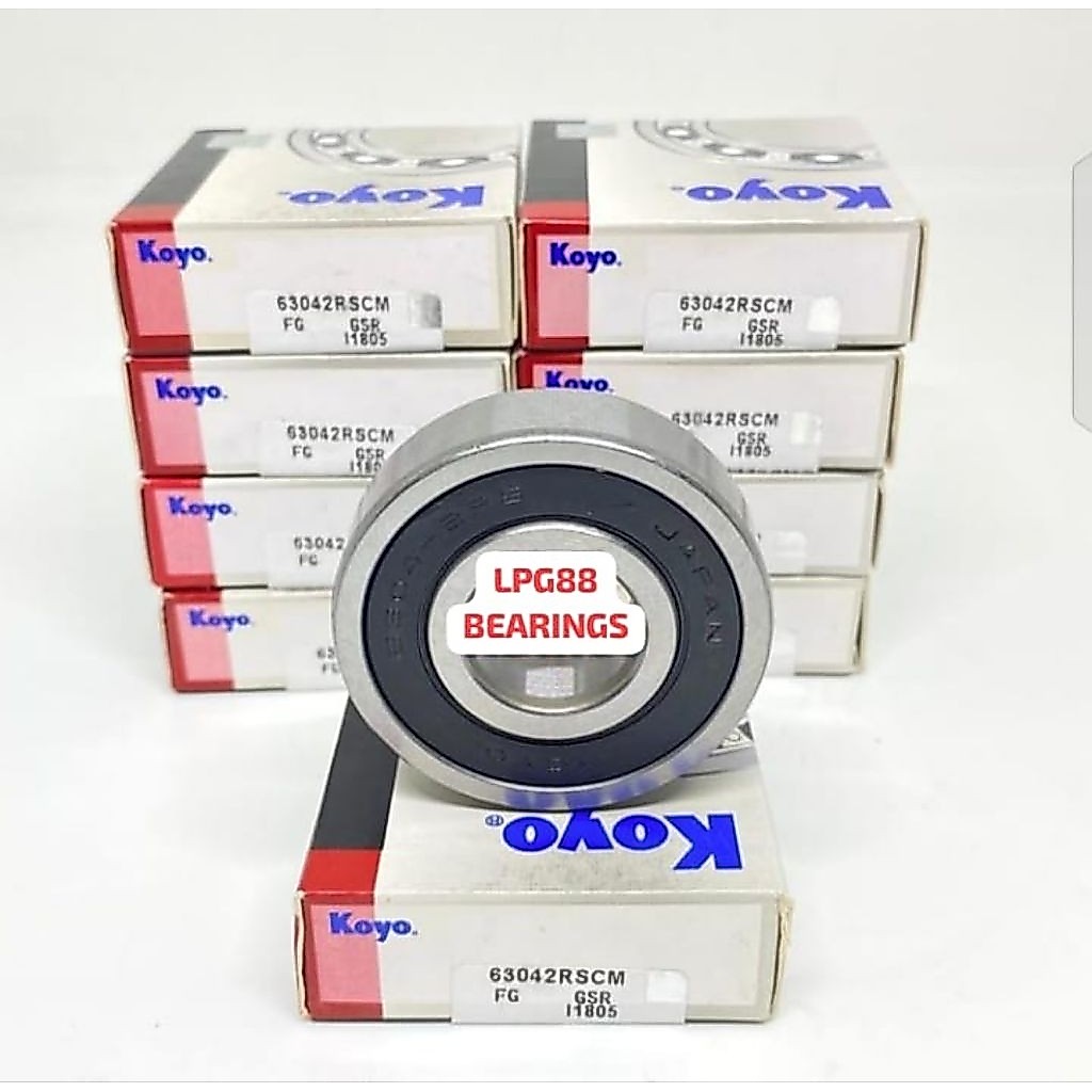 BEARING 6304 2RS KOYO หมวกยาง 63042RS