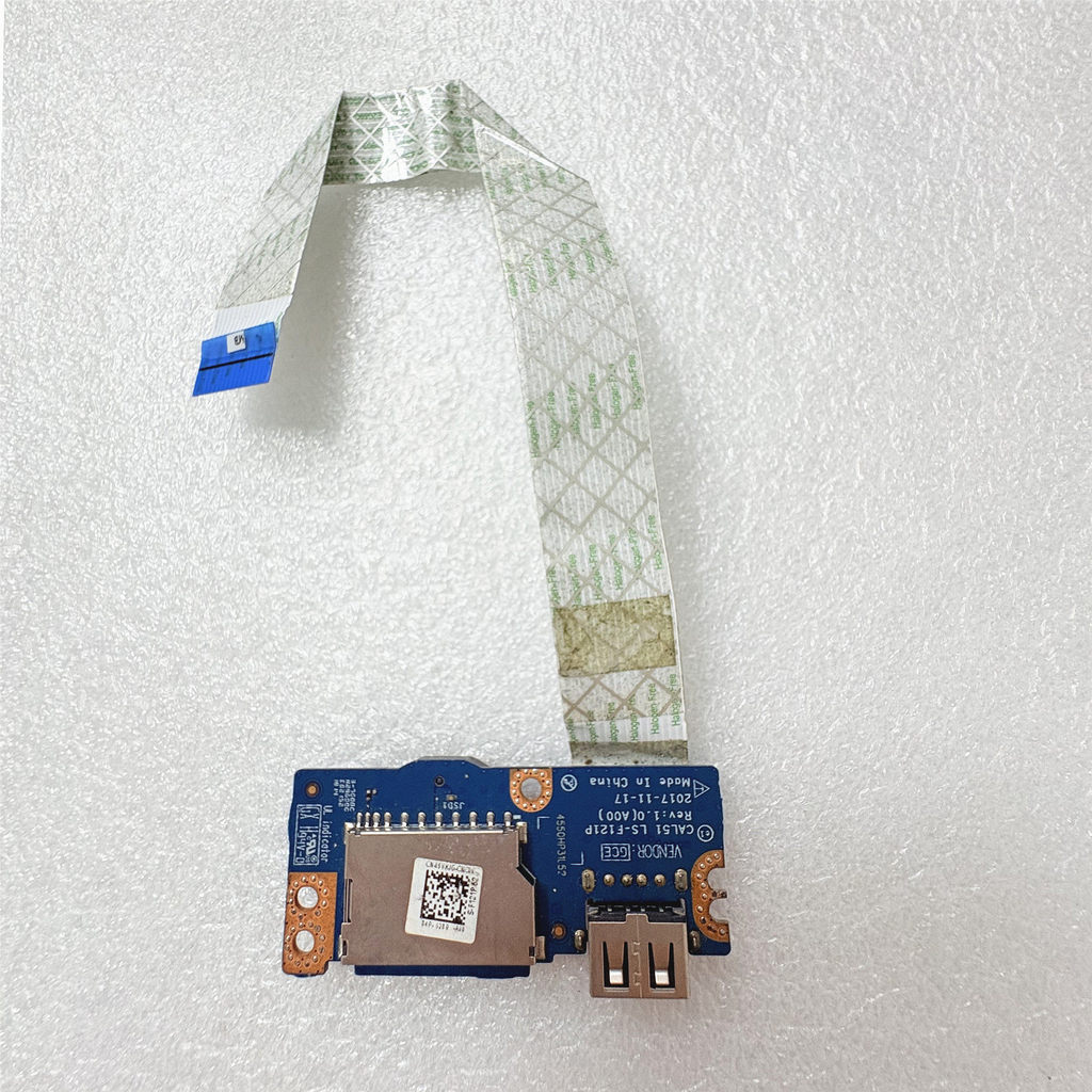 เหมาะสําหรับ Dell lnspiron 15 5575 เครื่องอ่านการ์ด SD USB บอร์ดขนาดเล็ก LS-F121P 04NR03
