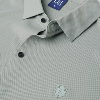 LTD เสื้อเชิ้ตแขนสั้น ผู้ชาย สีเขียวเข้ม | Short Sleeved Shirt | 03625