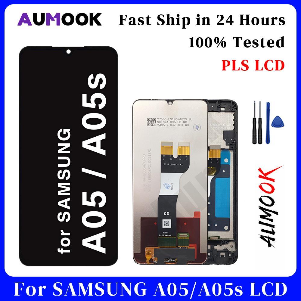 A05 หน้าจอสําหรับ SAMSUNG A05S A057 จอแสดงผล LCD หน้าจอสัมผัส Digiziter สําหรับ Samsung A05 A055 กรอ