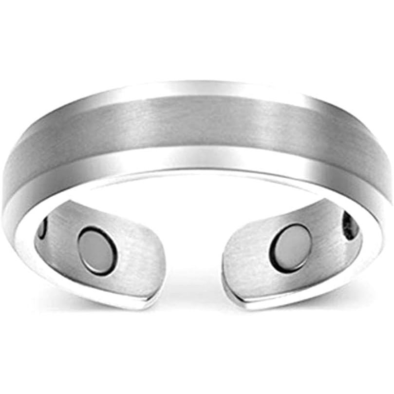 Magnetic Copper Rings for Women Men, Adjustable Fingers Anxiety Thumb Ringss, Magnetic Birthday Ring