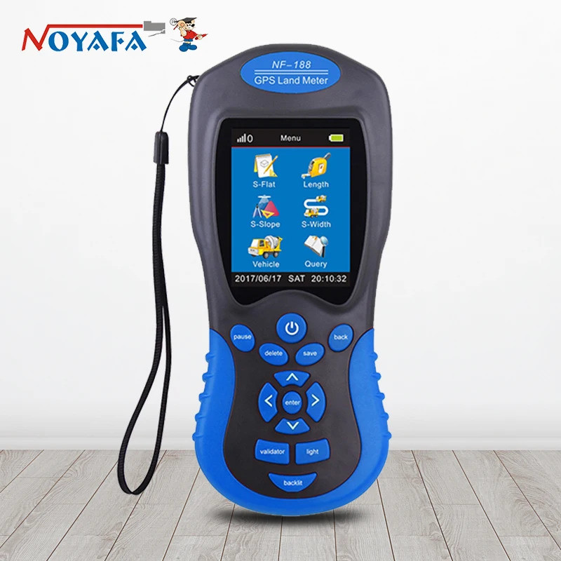 Noyafa NF-188 GPS Land Meter อุปกรณ์ทดสอบอุปกรณ์สํารวจใช้ฟาร์ม Land สํารวจแผนที่ความยาวเครื่องมือวัด