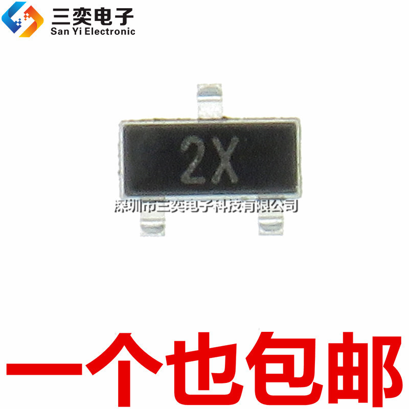 ต้นฉบับแท้ MMBT4401LT1G ผ้าไหมพิมพ์ 2X SOT23 Patch Triode 2N4401 Sanyi Electronics