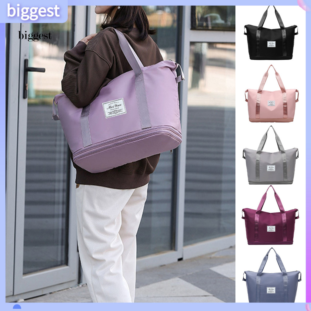 BGT กันน้ํา Duffel กระเป๋าเดินทาง Duffel กระเป๋าน้ําหนักเบากันน้ําขยายได้ Duffel กระเป๋าเปียก – Gym 