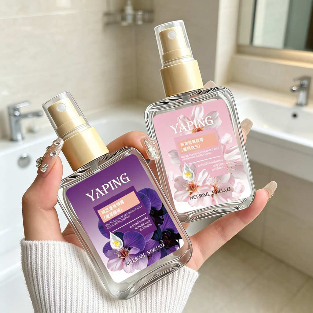 HIH-shop:สเปรย์น้ำหอมกลิ่นหอมจากดอกไม้ YAPING ความจุ 90ml กลิ่นไม่ฉุนและไม่แรง ใช้ได้หลากหลายสถานการณ์-DS0847
