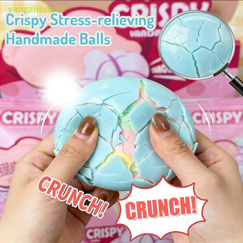 [yangzhengfff] Crunchy Wax Coated Sensory Fidget ของเล่นกรอบเสียงสําหรับครอบครัวเกม Night ความวิตกกังวลความเครียดบรรเทา [ใหม่]