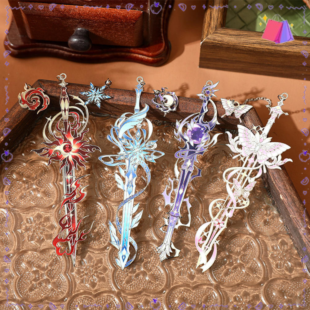 Vintage Fantasy Book Mark Elegant Enamel Bookmark ประณีตแฟนตาซีตกแต่ง Book Mark สําหรับหนังสืออะนิเมะแฟนของขวัญให้